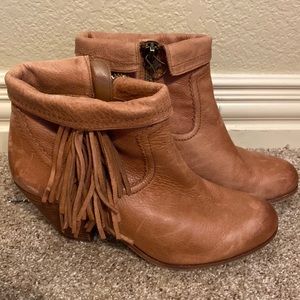 Sam Edelman fringed bootie